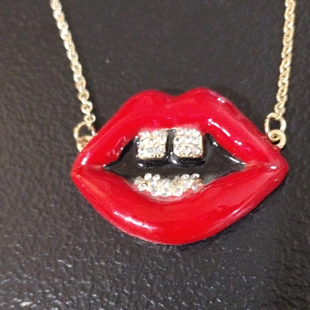 Target Red and Black Statement Necklace